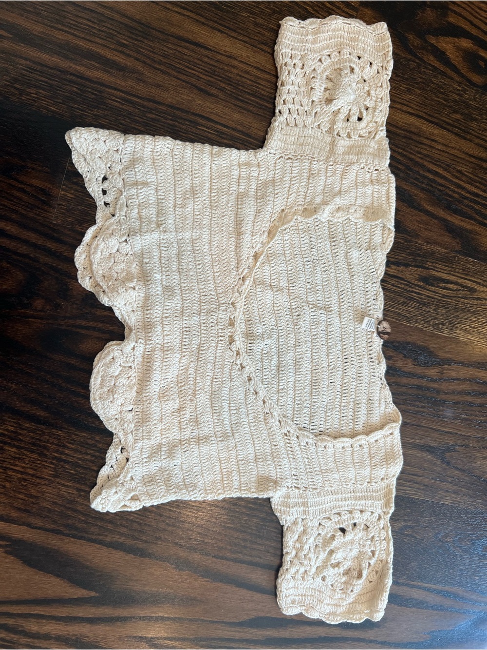 Akoia- Crochet Swim Cover-Up Top